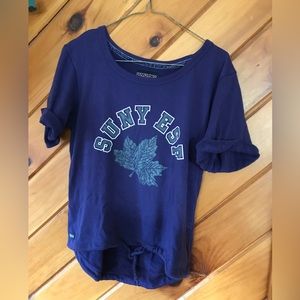 SUNY ESF Cropped Sweatshirt with Drawstring Front!